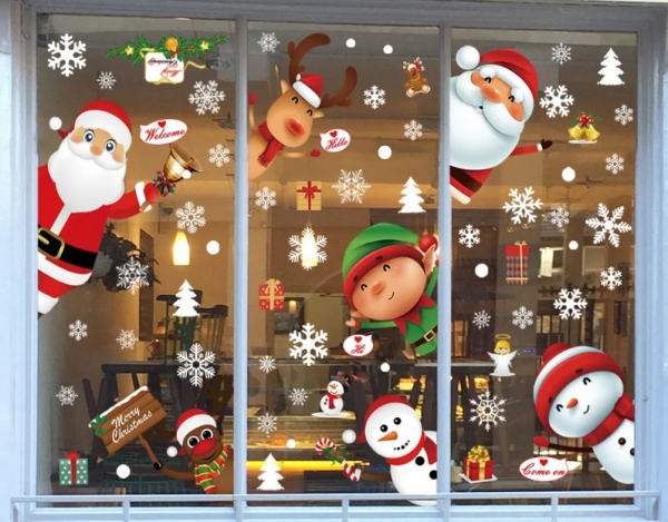 Сверкающие витрины магазинов, предприятий общественного питания и бытового обслуживания помогут создать праздничную атмосферу